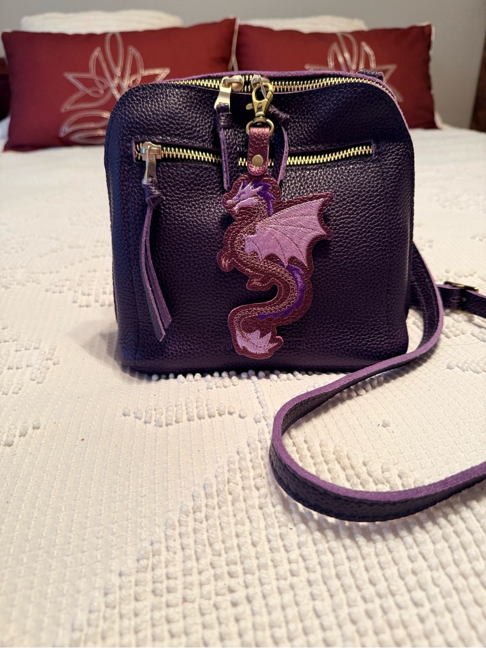 Portland Leather Goods LUNA LEATHER CROSSBODY BAG, EMPIRE - Picture 4 of 4